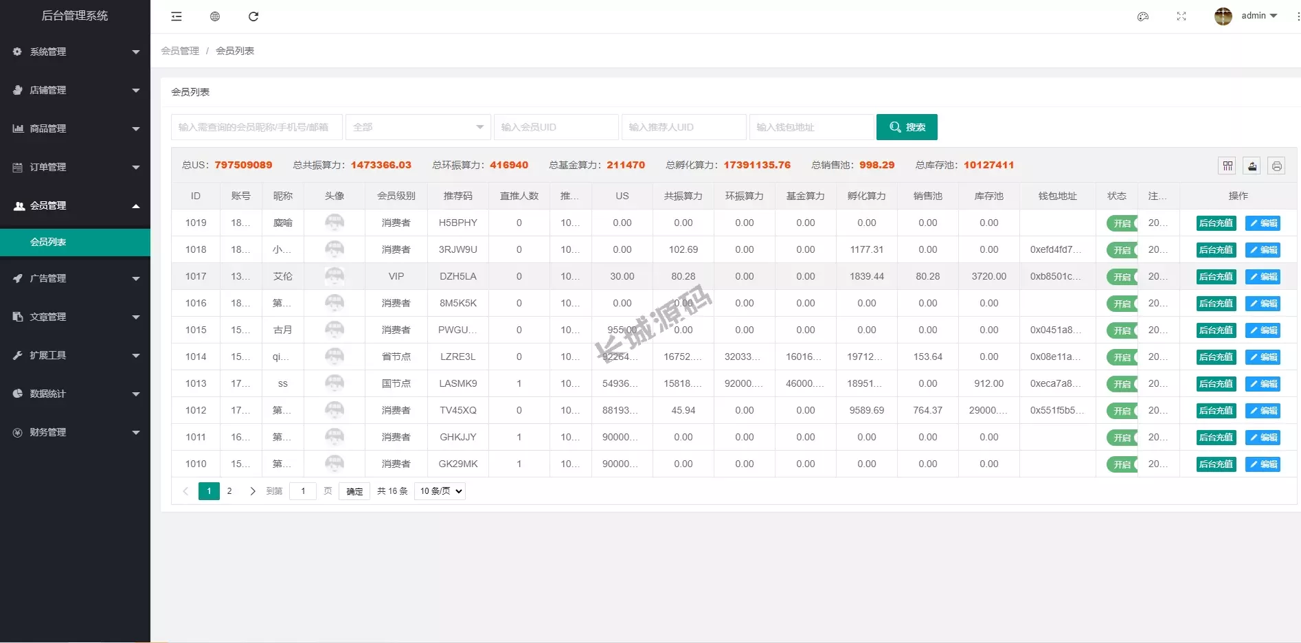 US算力商城源码_USD₮充值与购物返利平台，智能算力交易