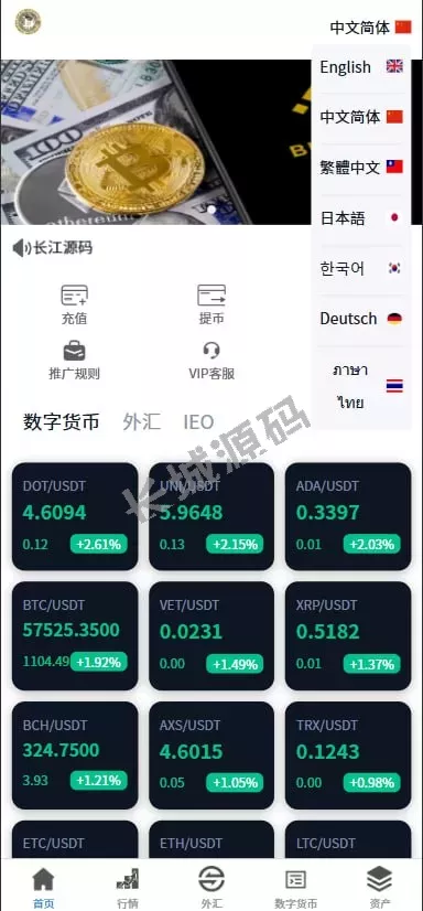 交易所源码%虚拟币外汇交易所源码%期权合约交易